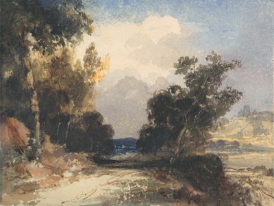View near Arundel Castle by Thomas Shotter Boys